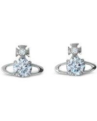 Vivienne Westwood - Orb Crystal Stud Earrings - Lyst