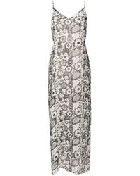 Amir Slama - Floral-Print Beach Dress - Lyst