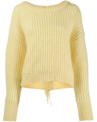 KENZO - Jersey de punto con cuello redondo - Lyst