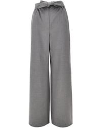 Max Mara - Belted Trousers - Lyst