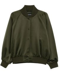 Cynthia Rowley - Satin Bomber Jacket - Lyst