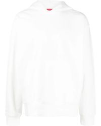 DIESEL - 'Macs Hood Megalval' Hoodie mit Logo -Stickerei - Lyst