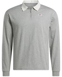Reebok - Court Sport Half-Zip Cotton Sweatshirt - Lyst