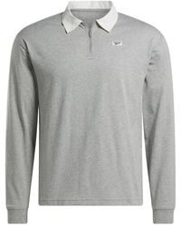 Reebok - Court Sport Half-Zip Cotton Sweatshirt - Lyst