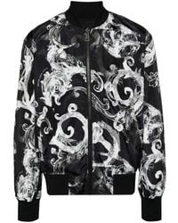 Versace - Barocco-print Reversible Jacket - Lyst