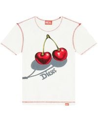 DIESEL - Sv-T-Ele-Cher T-Shirt - Lyst