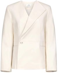 Loulou de Saison - Paoli Asymmetric Leather Jacket - Lyst