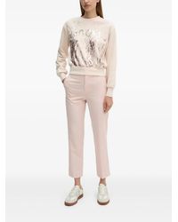 Joop! - Sweater Met Pailletten En Ronde Hals - Lyst