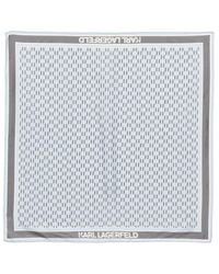 Karl Lagerfeld - Sjaal Met Monogram - Lyst