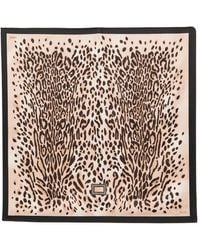 Liu Jo - Leopard-Print Square Scarf - Lyst