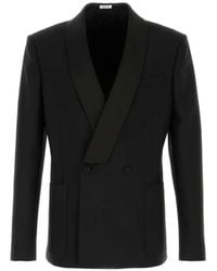 McQueen - Double-Breasted Shawl-Lapel Blazer - Lyst