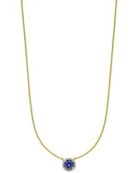 VEYNOU - 14Kt Ava Sapphire Necklace - Lyst