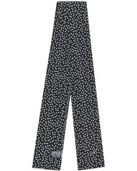 Dolce & Gabbana Estola con motivo de puntos - Negro