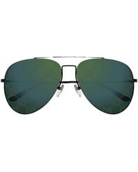 Gucci - Pilotenbrille Mit Gg-Monogramm - Lyst