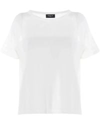 Nenette - Maitai Sheer-Panel Boat-Neck T-Shirt - Lyst