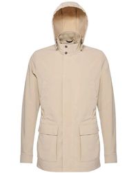 Geox - Hooded Pocket Jacket - Lyst