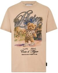 Philipp Plein - Teddy Tennis Round-Neck T-Shirt - Lyst