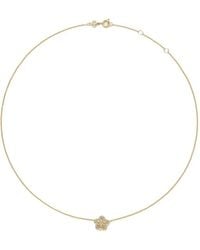 Tory Burch - Forget Me Not Pavé Pendant Necklace - Lyst