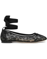 Malone Souliers - Lace Sabina Ballet Flats - Lyst
