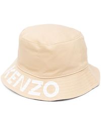 KENZO - Reversible Logo-print Buckle Hat - Lyst