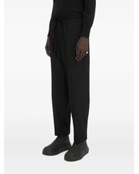 MM6 by Maison Margiela - Mid-Rise Trousers With Pleat Detailing And Tailored Cut - Lyst