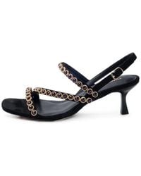 Emanuélle Vee - Rosita Crystal-Embellished Sandals - Lyst