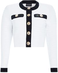 retroféte - Ainsley Cropped Knit Jacket - Lyst