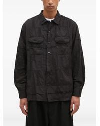 Engineered Garments - Giacca-Camicia Con Design Patchwork - Lyst