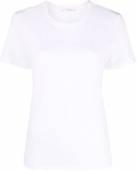 The Row - Bright White Cotton Wesler Round-neck T-shirt - Lyst