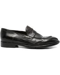 Eleventy - Penny-Slot Leather Loafers - Lyst