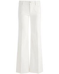 Alice + Olivia - Slay Heart Pocket Front Wide-Leg Jeans - Lyst