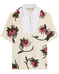 S.S.Daley - Iona Beaded Linen Top - Lyst