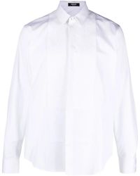 Versace - Embroidered Cotton-Poplin Evening Shirt - Lyst