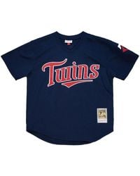 Mitchell & Ness - "Mlb Minnesota Twins 2002 David Ortiz" Authentic Bp Pullover Jersey T-Shirt - Lyst