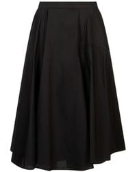 MEIMEIJ - Pleated A-Line Midi Skirt - Lyst