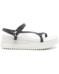Pedro Garcia - Maila Crystal-Embellished Platform Sandals - Lyst