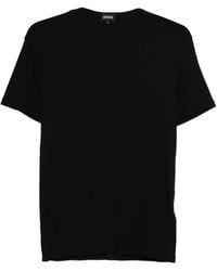 ZEGNA - Ribbed T-Shirt - Lyst