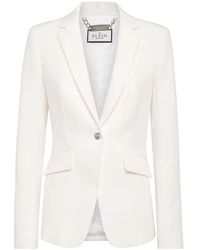 Philipp Plein - Cady Ls Crystal Skull Blazer - Lyst
