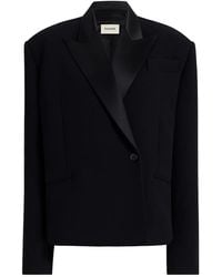 KHAITE - Notched Lapel Single-Button Jacket - Lyst