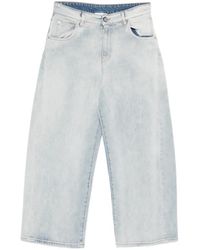 Erika Cavallini Semi Couture - Belt-Loops Jeans - Lyst