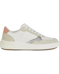 Geox - Dalyla Leather Panelled Sneakers - Lyst