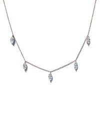 LOEV - 14K Recycled Rose Diamond Necklace - Lyst