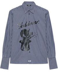 Gcds - Camicia A Righe Con Stampa - Lyst