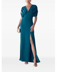 BWLDR - Laila Gathered-Bodice Maxi Dress - Lyst