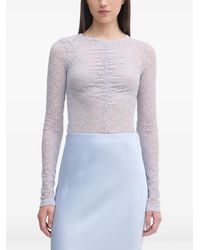 Sisley - Top Con Ruches - Lyst