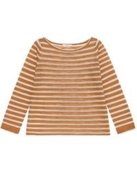 Maliparmi - Striped Boat-Neck T-Shirt - Lyst