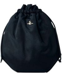 Vivienne Westwood - Orb-Logo Drawstring Bucket Bag - Lyst
