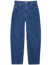 Anine Bing - Fritz Logo-Patch Jeans - Lyst