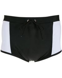Amir Slama - Contrasting-Panel Swim Shorts - Lyst