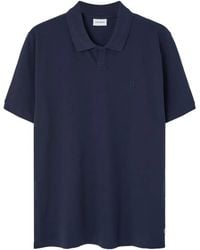 Les Deux - Emmanuel Embroidered-Logo Polo Shirt - Lyst